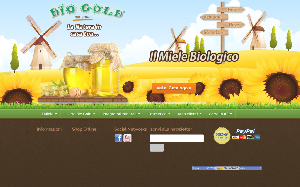 Il sito online di Miele Biologico Bio Gold