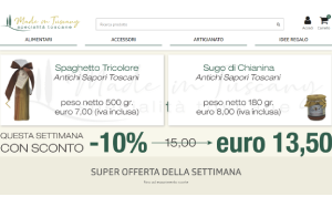 Il sito online di Made in Tuscany