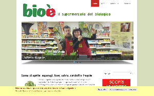 Il sito online di bioé supermercati