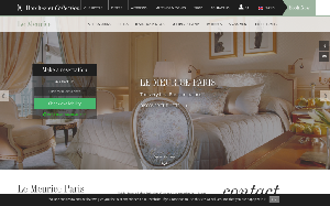 Il sito online di Hotel de Luxe Le Meurice