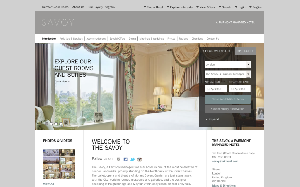 Il sito online di The Savoy London