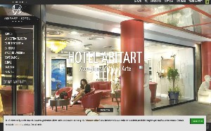 Il sito online di Abitart Art Hotel