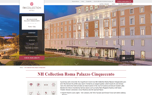 Il sito online di Palazzo Cinquecento