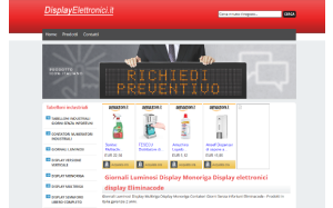 Il sito online di Display Elettronici