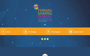 Il sito online di Sharing Festival