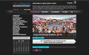 Il sito online di Ibiza Disco Ticket