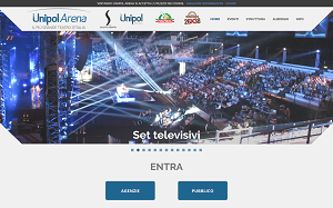 Il sito online di Unipol Arena