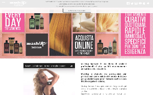 Il sito online di Mash Up Haircare