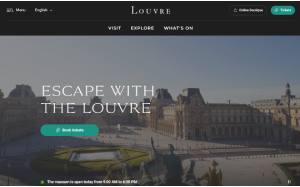 Il sito online di Louvre