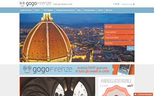 Il sito online di GoGo Firenze