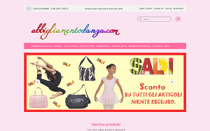 Il sito online di AbbigliamentoDanza