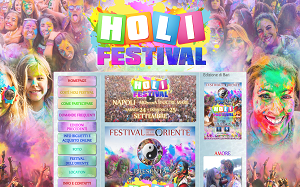 Il sito online di Holi Festival dell'oriente