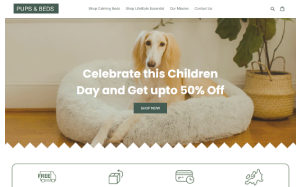 Il sito online di Pups N Beds
