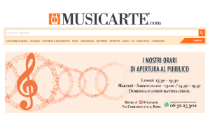 Visita lo shopping online di Musicarte
