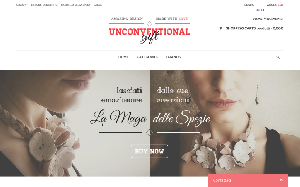 Il sito online di Unconventional Gift Store