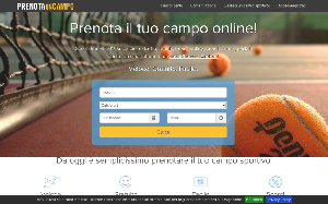 Il sito online di PrenotaUnCampo