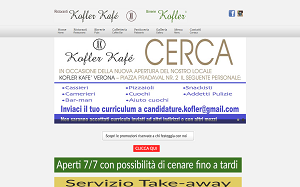 Il sito online di Kofler Birrerie & Ristoranti