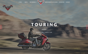 Il sito online di Victory moto