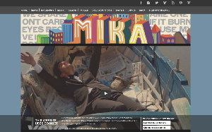 Il sito online di Mika