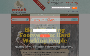 Il sito online di Online Boot Store