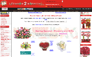 Il sito online di Flowers 2 Moscow