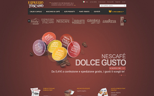 Il sito online di Espresso Toscano