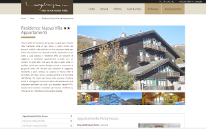 Il sito online di Residence nuova villa