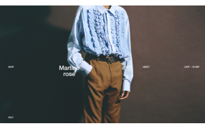Il sito online di Martine Rose