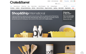 Visita lo shopping online di Crate and Barrel