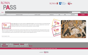 Il sito online di Roma Pass