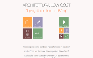 Il sito online di Architettura Lowcost