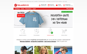 Il sito online di biz.eshirt.it