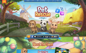 Il sito online di Pet Rescue saga