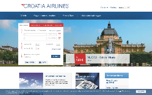 Il sito online di Croatia Airlines