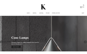 Il sito online di Kristina Dam Studio