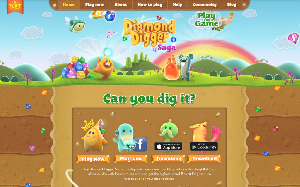 Il sito online di Diamond Digger Saga