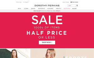 Visita lo shopping online di Dorothy Perkins