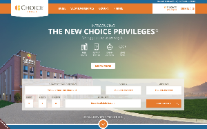 Il sito online di ChoiceHotels