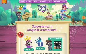 Il sito online di Bubble Witch 2 saga