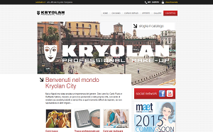 Il sito online di Kryolan Campania