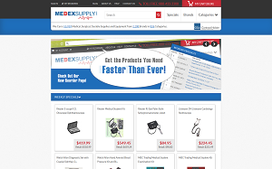 Il sito online di Medex Supply