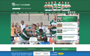Il sito online di Benetton rugby