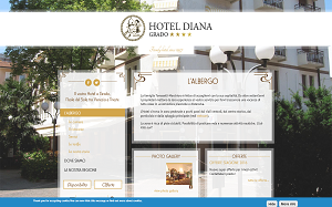 Il sito online di Hotel Diana Grado