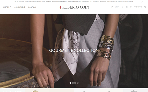 Il sito online di Roberto Coin