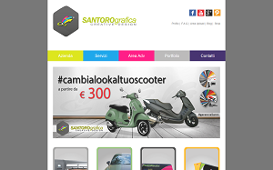 Il sito online di Santoro grafica