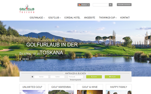 Il sito online di Golf Club Toscana