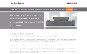 Il sito online di Divani Santambrogio
