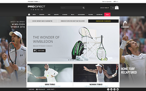 Il sito online di Tennis Prodirect