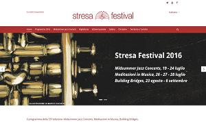 Il sito online di Stresa Festival