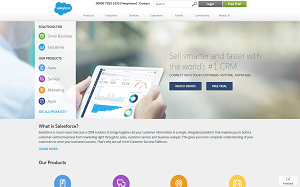 Il sito online di Salesforce